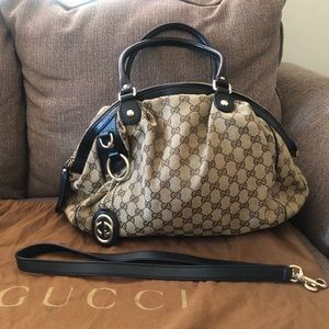 Authentic Gucci monogram bag